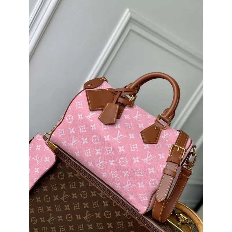 LV M13914 Louis Vuitton Speedy P9 Bandoulière 30 Taška Candy Pink