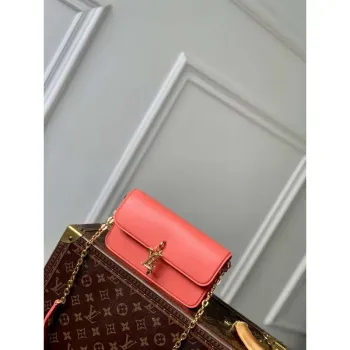 LV M14548 Louis Vuitton Peněženka na řetízku LV Bloom Taška Sladký korál