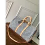 LV M13748 Louis Vuitton Keepall Bandoulière 45 Taška Cloudy Gray