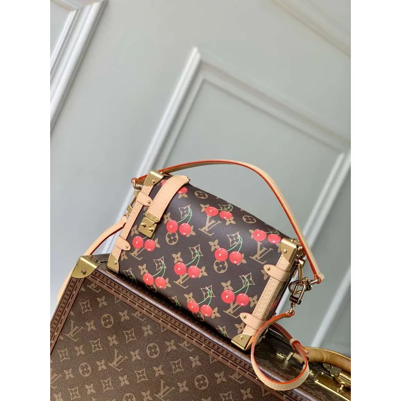 LV M14278 Louis Vuitton LV x TM Boční kufr MM Taška Cherry Coated