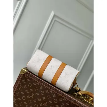LV M15076 Louis Vuitton Keepall Bandoulière 25 Taška Off White