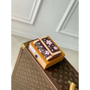 LV M13427 Louis Vuitton LV x TM Victorine Peněženka Sakura Hnědá