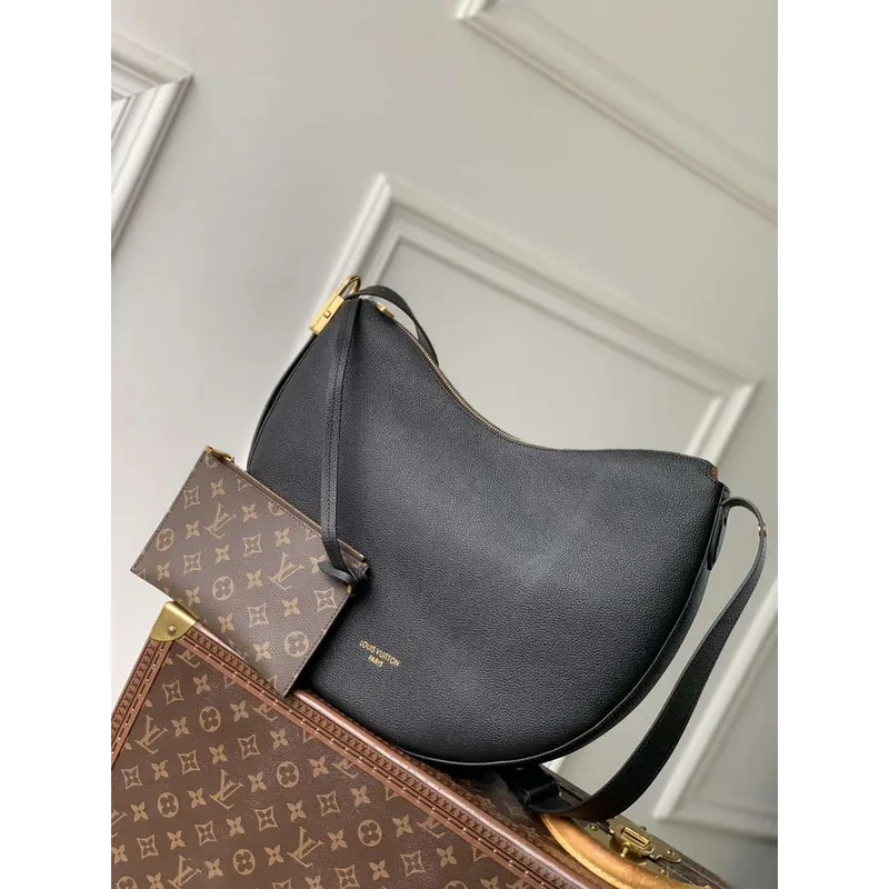 LV M14417 Louis Vuitton Low Key Cookie MM Taška Černá