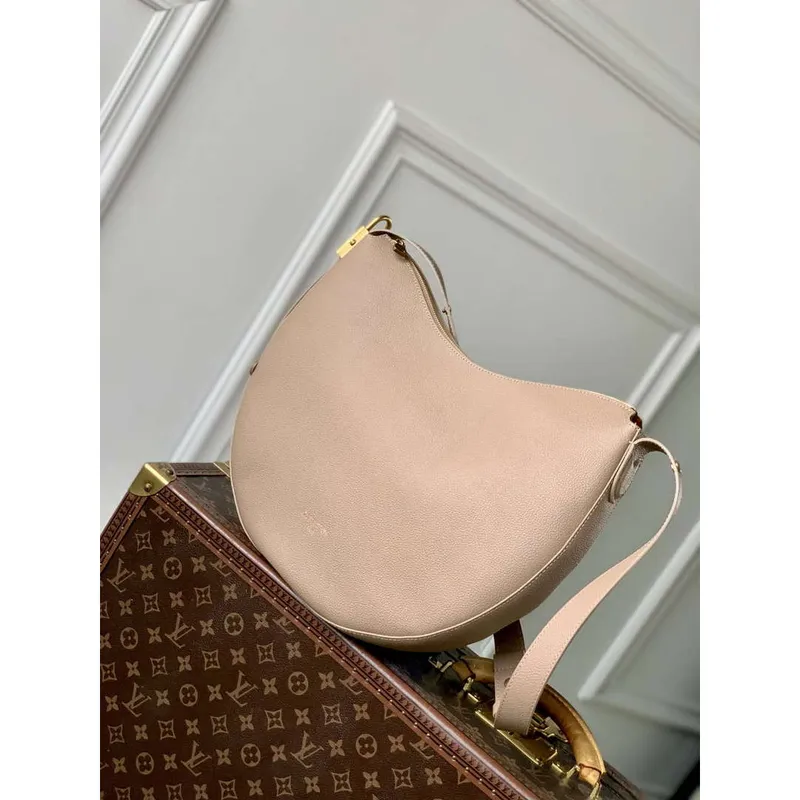 LV M14635 Louis Vuitton Low Key Cookie MM Taška Ořechová