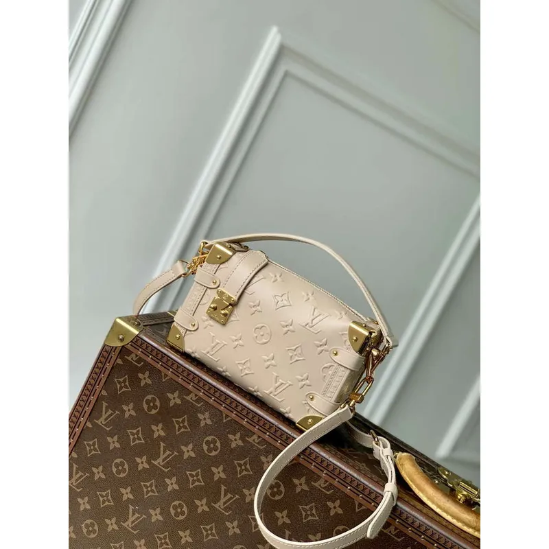 LV M14571 Louis Vuitton Boční Kufr PM Taška Biscuit