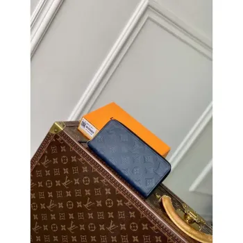 LV M14847 Louis Vuitton Zippy Wallet Horizontální Námořnická Modrá