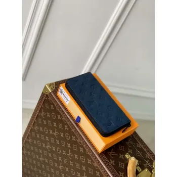 LV M14847 Louis Vuitton Zippy Wallet Horizontální Námořnická Modrá