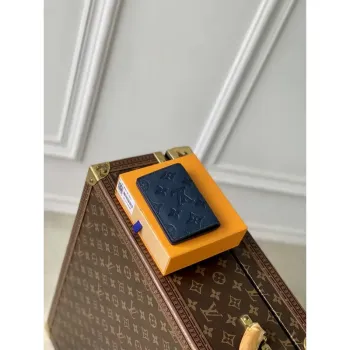 LV M14786 Louis Vuitton Pocket Organizer Námořnická modrá