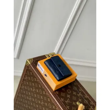 LV M14793 Louis Vuitton Victor Peněženka Námořnická Modrá