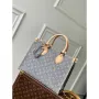 LV M13189 Louis Vuitton OnTheGo MM Taška Omytá Šedá