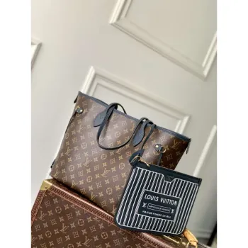LV M14994 Louis Vuitton Neverfull Inside Out MM Taška Monogram Námořnická