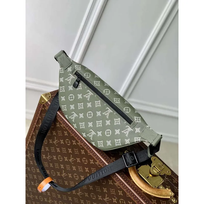 LV M12508 Louis Vuitton Discovery Bumbag Olivově zelená