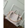 LV M13838 Louis Vuitton Bella Tote Mahina Taška Růžová/Sivá