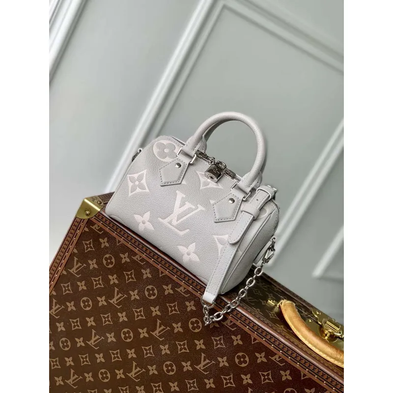 LV M14207 Louis Vuitton Speedy Bandoulière 20 Taška Šedá/Křemen