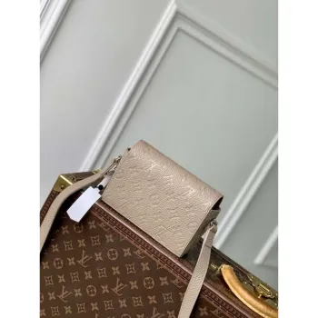 LV M13889 Louis Vuitton Steamer Nositelné peněženka Nová šedá