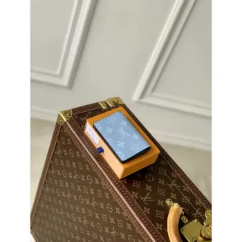 LV M14112 Louis Vuitton Pocket Organizer Taigarama Modrá