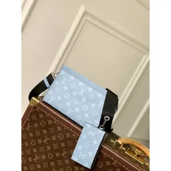 LV M14114 Louis Vuitton Gaston Wearable Wallet Nebeská Modrá