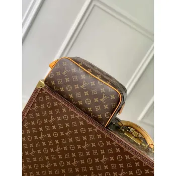 LV M12641 Louis Vuitton Locker Dopp Kit Taurillon Monogram Žlutá
