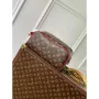 LV M12641 Louis Vuitton Locker Dopp Kit Taurillon Monogram Červená
