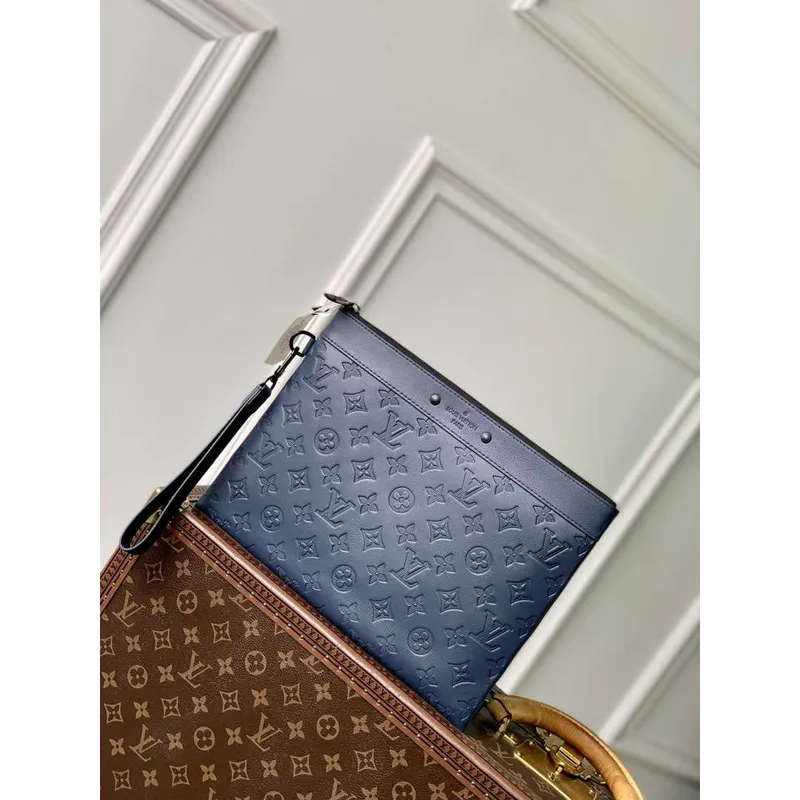 LV M14914 Louis Vuitton Pochette To Go Taška Námořnická Modrá