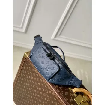 LV M14784 Louis Vuitton Rush Bumbag Námořnická modrá