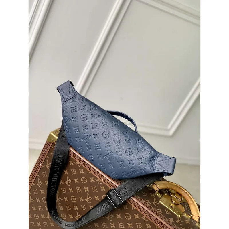 LV M14784 Louis Vuitton Rush Bumbag Námořnická modrá