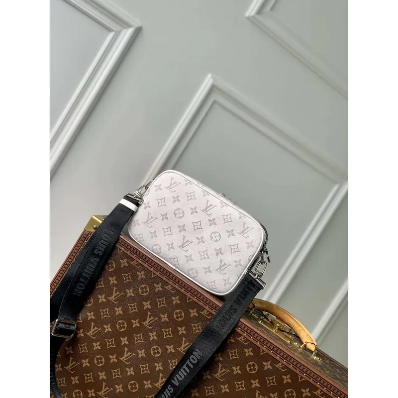 LV M31069 Louis Vuitton M14073 Alpha Messenger Bag Optic White