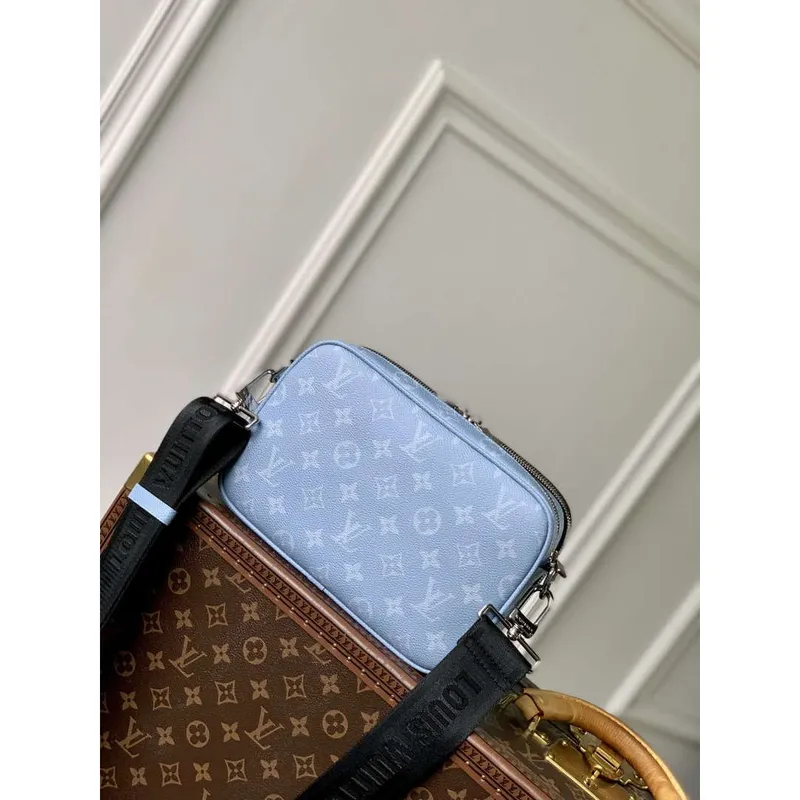 LV M14073 Louis Vuitton M31069 Alpha Messenger Bag Sky Blue