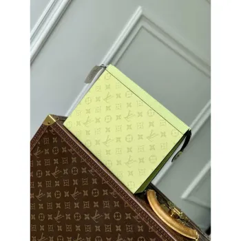 LV M14011 Louis Vuitton Pochette Voyage MM Taška Citronově Zelená