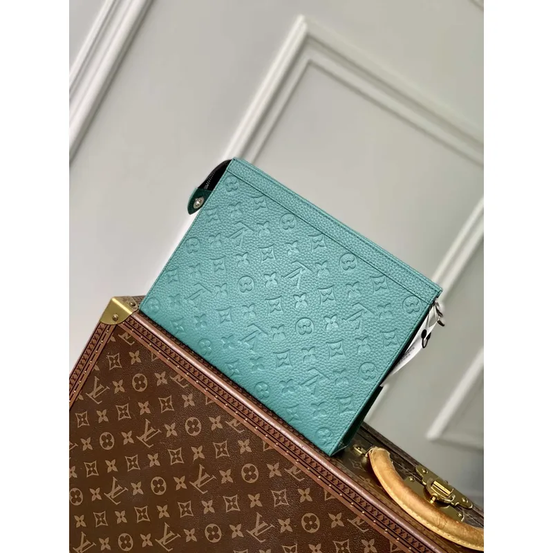 LV M13666 Louis Vuitton Pochette Voyage MM Taška nová Zelená
