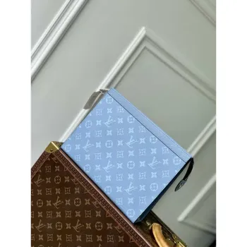 LV M14011 Louis Vuitton Pochette Voyage MM Taška Nebeská Modrá