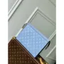 LV M14011 Louis Vuitton Pochette Voyage MM Taška Nebeská Modrá