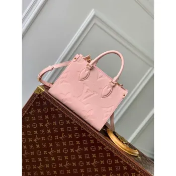 LV M47135 Louis Vuitton Onthego Pm Taška M45779 kůže Růžová