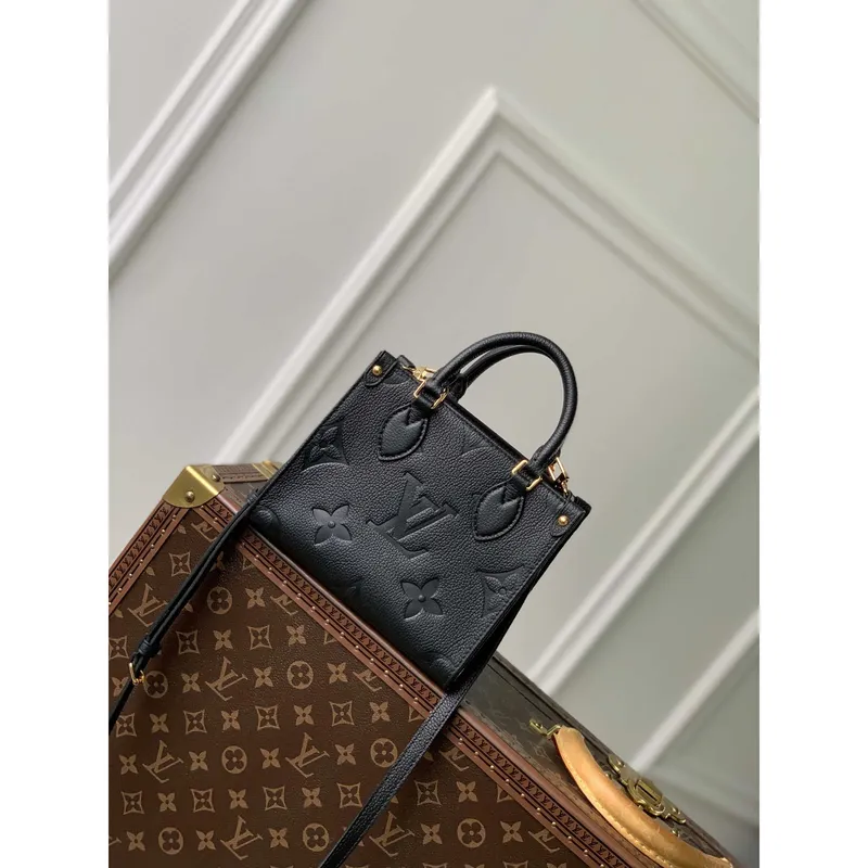 Louis Vuitton LV M46993 OnTheGo BB Kabelka Monogram Empreinte Černá