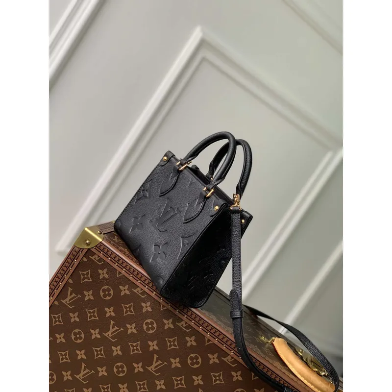 Louis Vuitton LV M46993 OnTheGo BB Kabelka Monogram Empreinte Černá