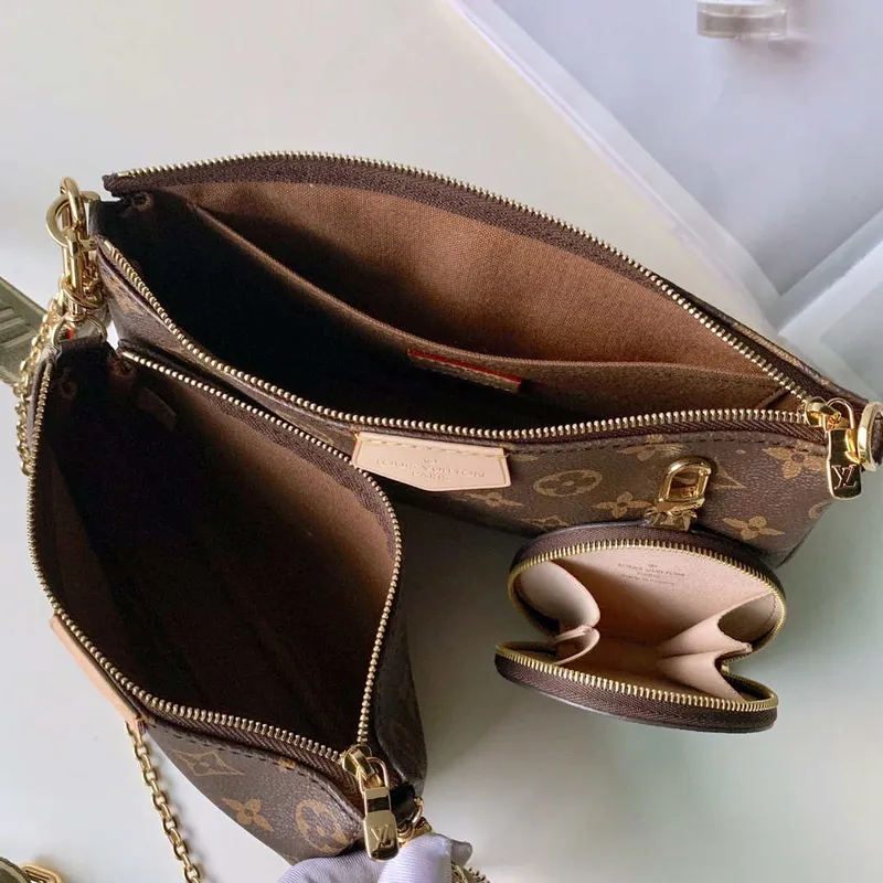 LV M44813 Louis Vuitton M44840 Multi Pochette M44990 Modrá