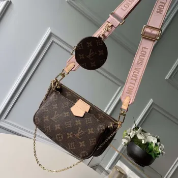 LV M44813 Louis Vuitton M44823 Multi Pochette Accessoires Taška Růžová