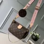 LV M44813 Louis Vuitton M44823 Multi Pochette Accessoires Taška Růžová