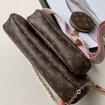 LV M44813 Louis Vuitton M44823 Multi Pochette Accessoires Taška Růžová
