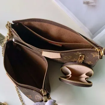 LV M44813 Louis Vuitton M44823 Multi Pochette Accessoires Taška Růžová