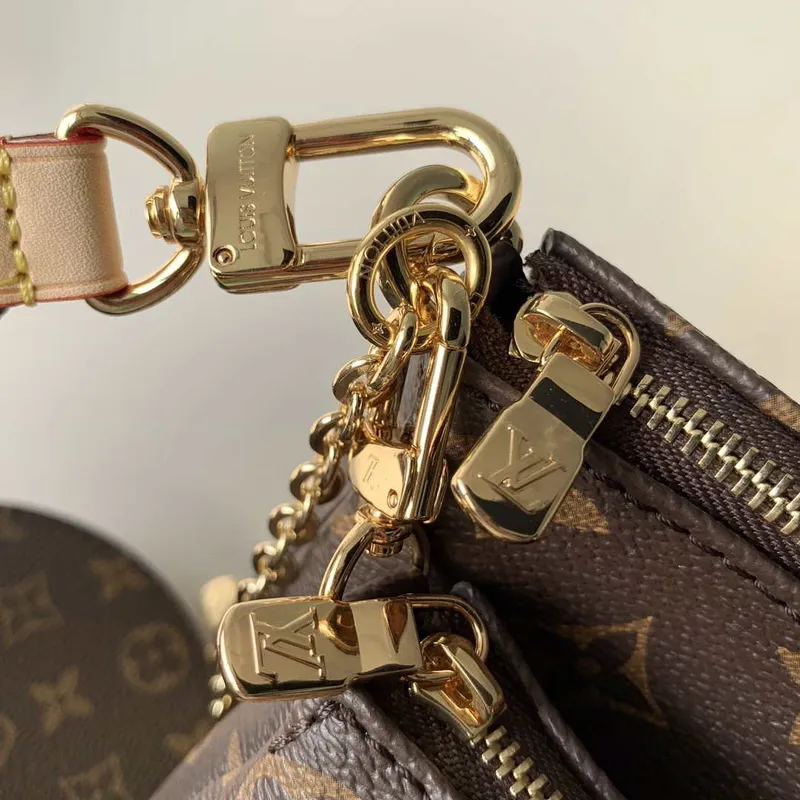 LV M44813 Louis Vuitton M44823 Multi Pochette Accessoires Taška Světle Zelená