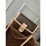 LV M47149 Louis Vuitton Dauphine Soft GM Monogram Plátěná Taška