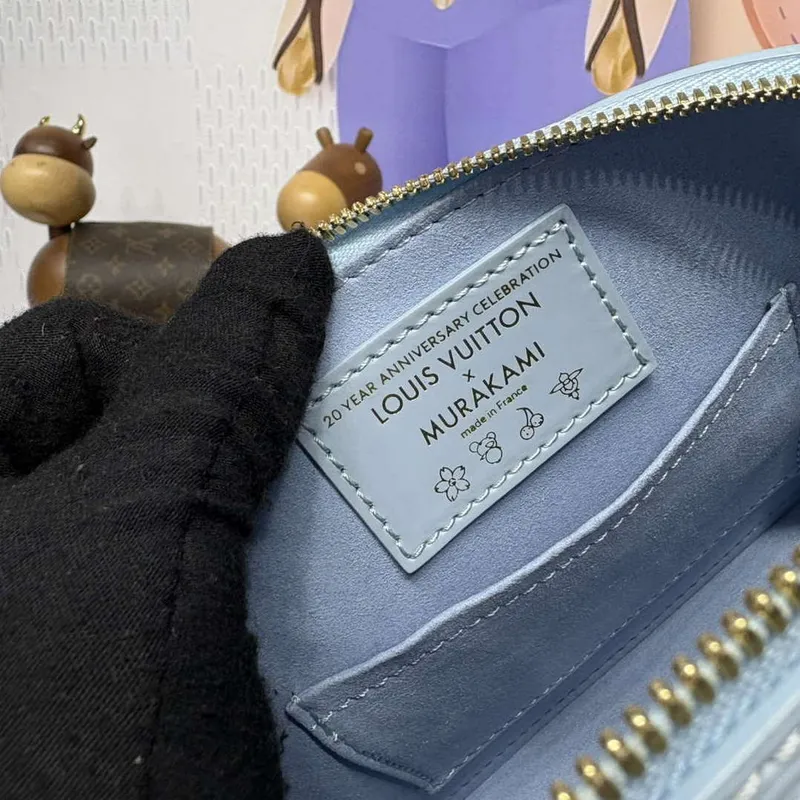 LV M14197 Louis Vuitton LV x TM Alma BB Kabelka Omytá Modrá