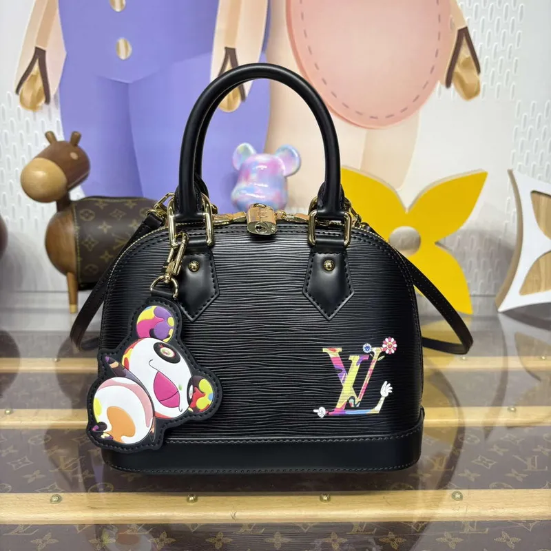 LV M13670 Louis Vuitton LV x TM Alma BB Kabelka Černá