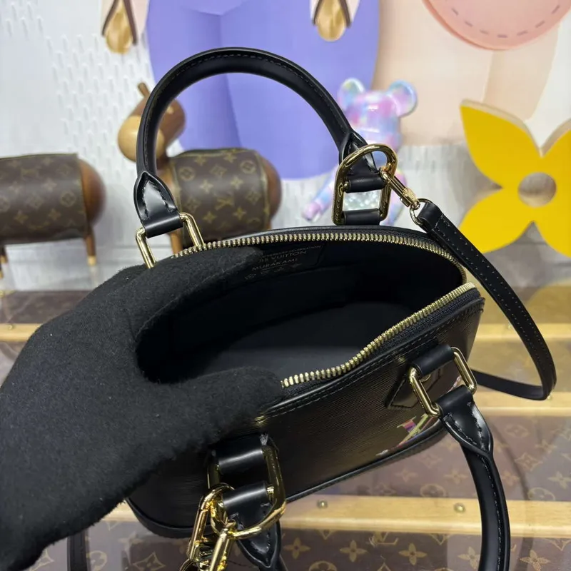 LV M13670 Louis Vuitton LV x TM Alma BB Kabelka Černá