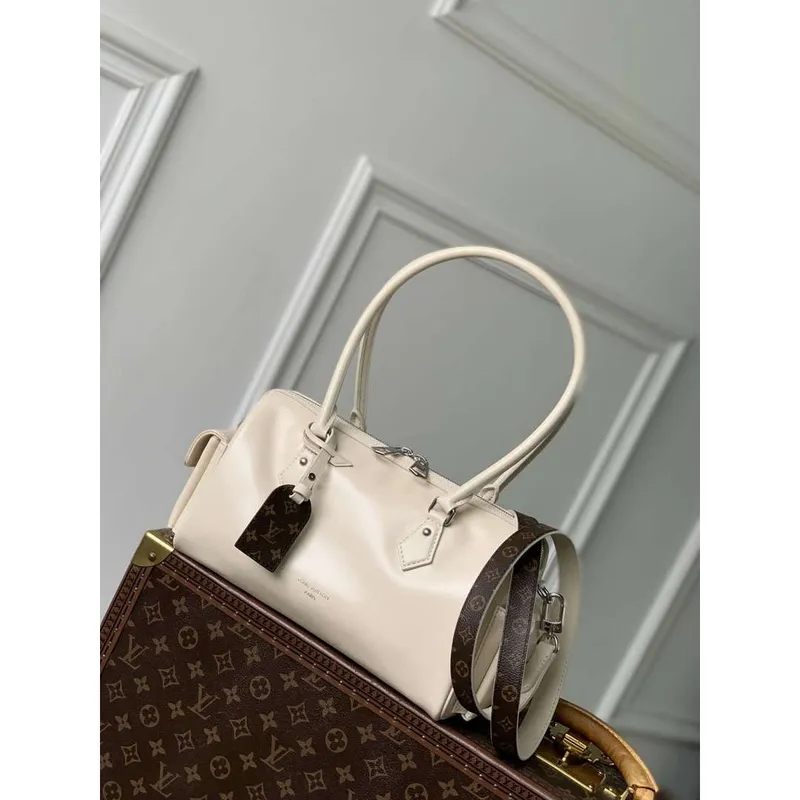 LV M12965 Louis Vuitton Speedy Cargo Vibe Taška Vanilka