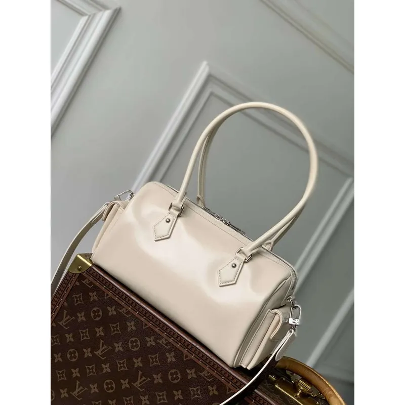 LV M12965 Louis Vuitton Speedy Cargo Vibe Taška Vanilka