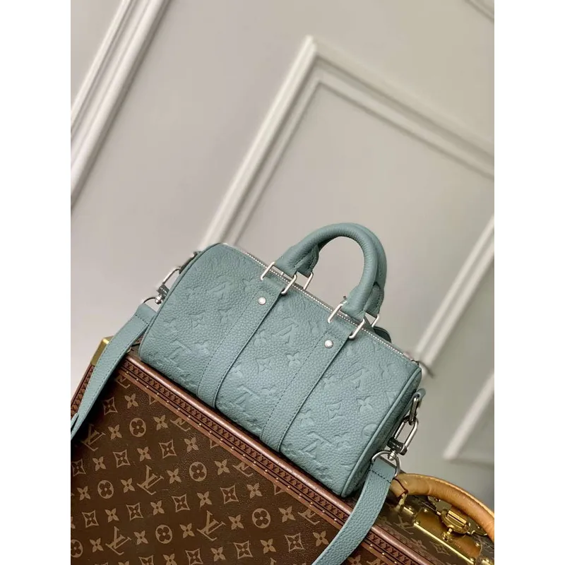 LV M13866 Louis Vuitton Keepall Bandoulière 25 Taška Mlžné jezero zelená