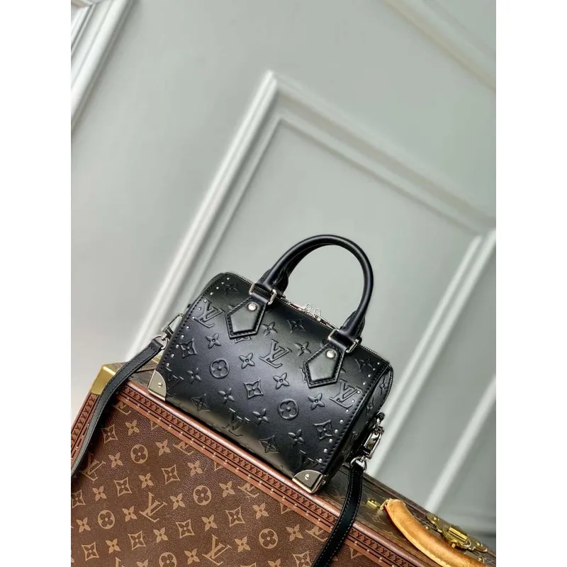 LV M14575 Louis Vuitton Speedy 20 Trunk Bag Černá