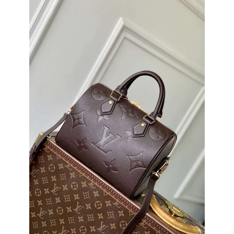 LV M14043 Louis Vuitton Speedy Bandoulière 25 Taška Čokoládově Hnědá